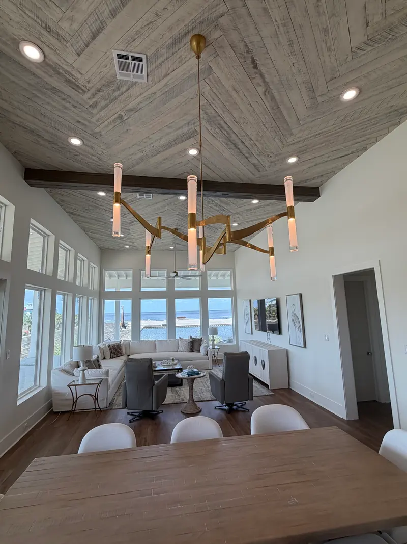 Kitchen and dining area remodeled by Kenner Cabinet & Stone