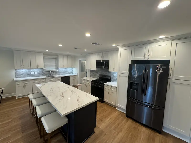 Modern Two-Tone Family Kitchen
